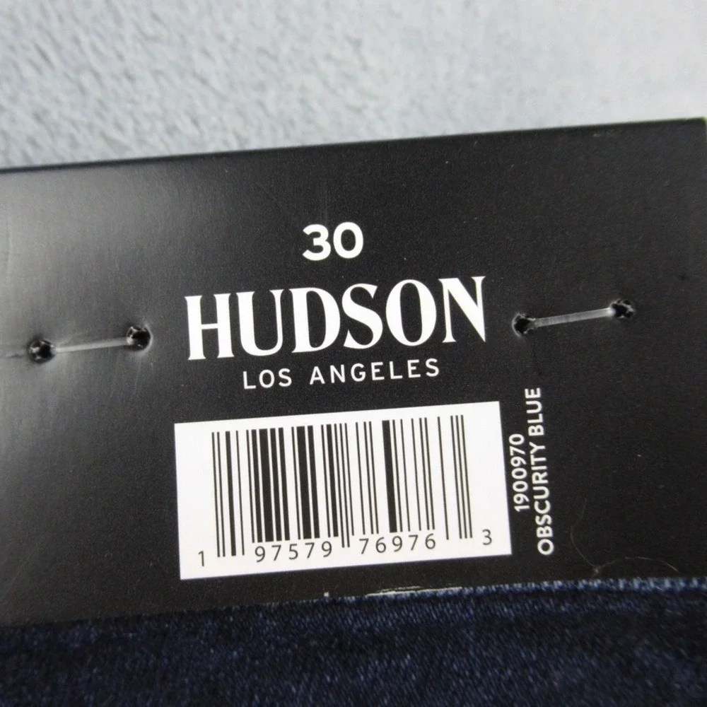 Hudson Los Angeles Jeans Womens 10 Straight‎ Leg Obscurity Blue 1900970 NWT